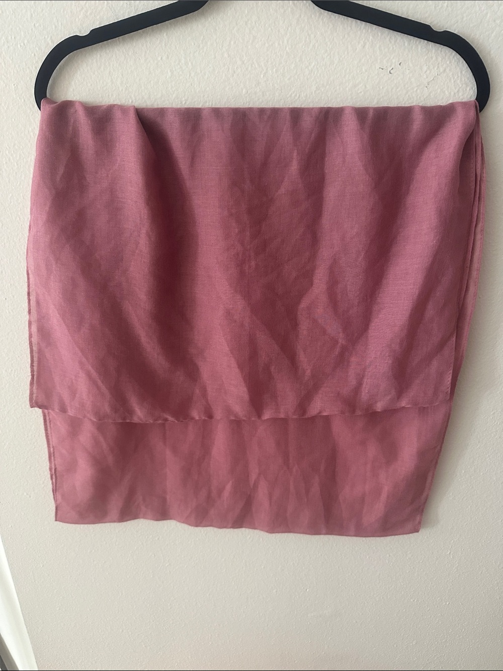 Women’s Dusty Rose wrap scarf